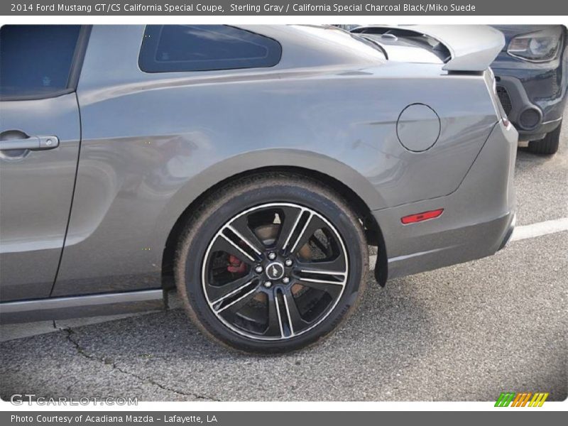 Sterling Gray / California Special Charcoal Black/Miko Suede 2014 Ford Mustang GT/CS California Special Coupe