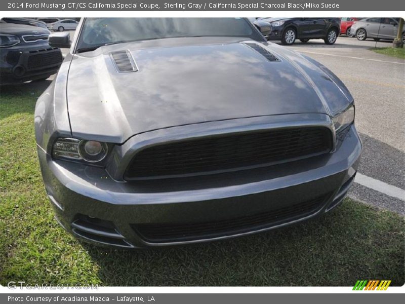 Sterling Gray / California Special Charcoal Black/Miko Suede 2014 Ford Mustang GT/CS California Special Coupe