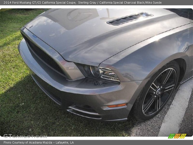 Sterling Gray / California Special Charcoal Black/Miko Suede 2014 Ford Mustang GT/CS California Special Coupe