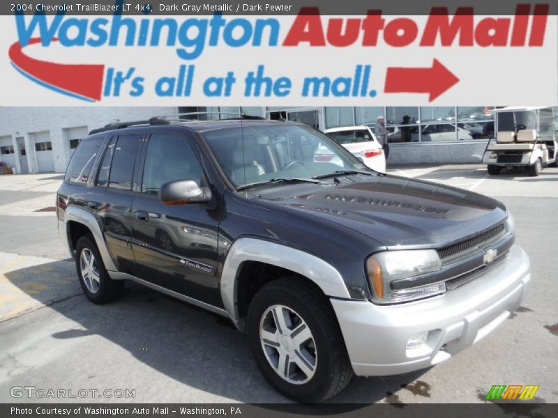 Dark Gray Metallic / Dark Pewter 2004 Chevrolet TrailBlazer LT 4x4