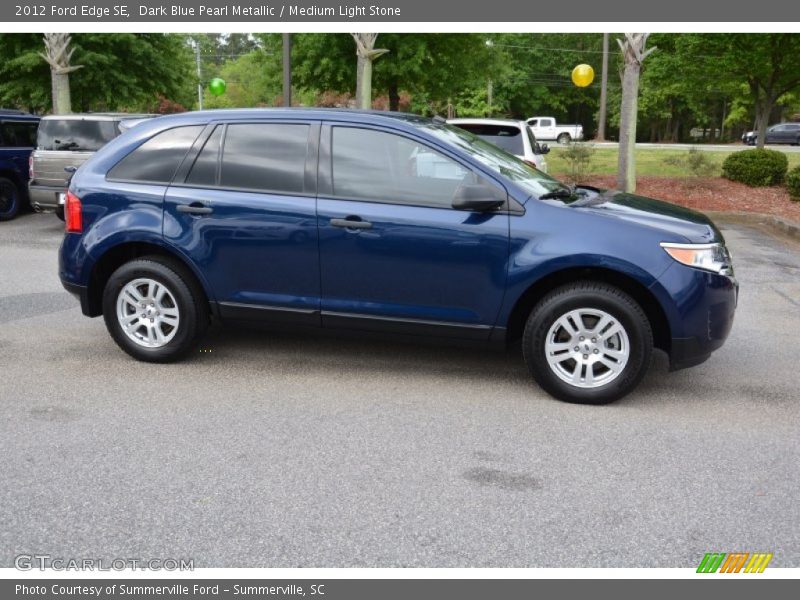 Dark Blue Pearl Metallic / Medium Light Stone 2012 Ford Edge SE