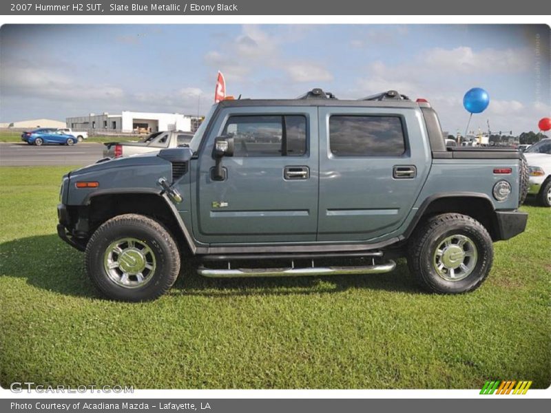 Slate Blue Metallic / Ebony Black 2007 Hummer H2 SUT