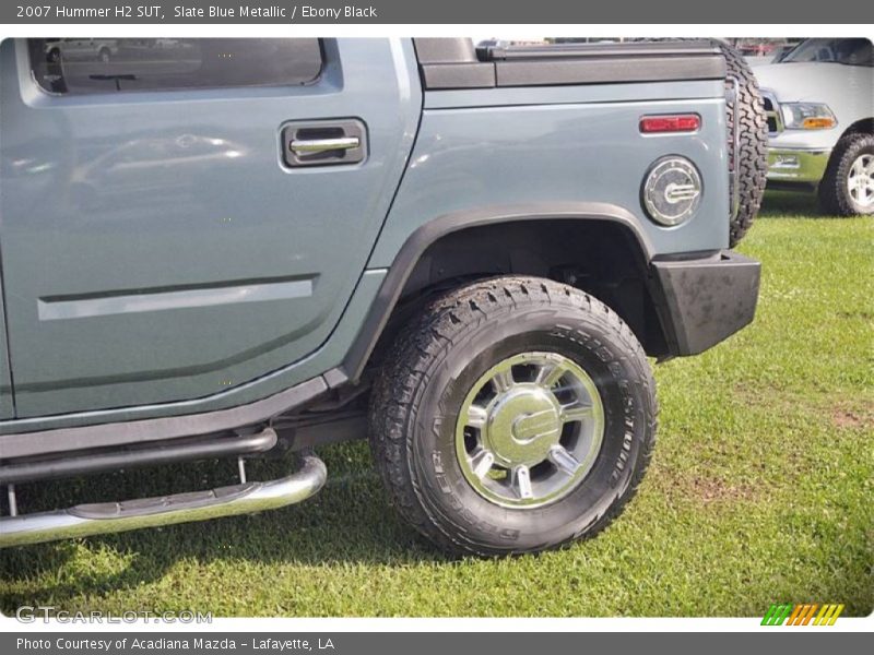 Slate Blue Metallic / Ebony Black 2007 Hummer H2 SUT