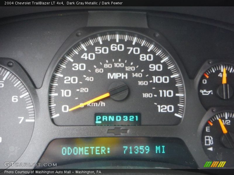 Dark Gray Metallic / Dark Pewter 2004 Chevrolet TrailBlazer LT 4x4