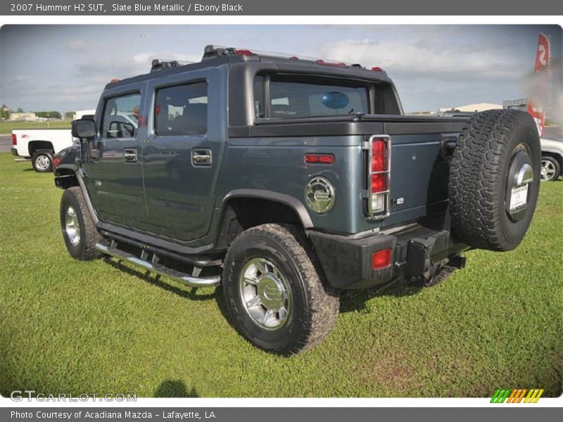 Slate Blue Metallic / Ebony Black 2007 Hummer H2 SUT