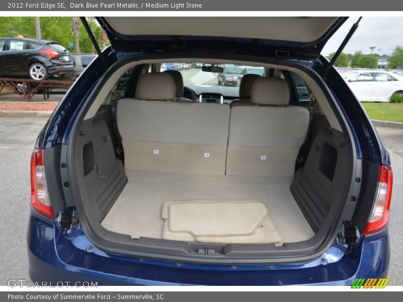 Dark Blue Pearl Metallic / Medium Light Stone 2012 Ford Edge SE