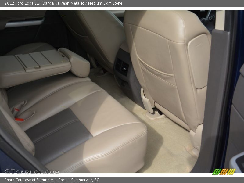 Dark Blue Pearl Metallic / Medium Light Stone 2012 Ford Edge SE