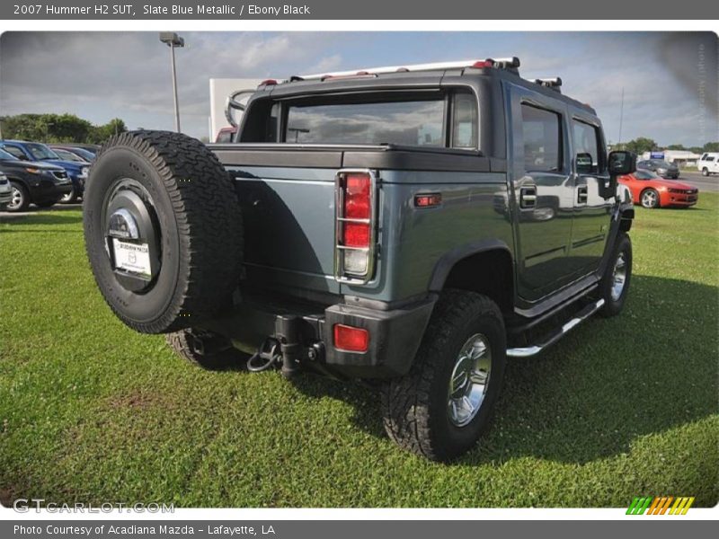 Slate Blue Metallic / Ebony Black 2007 Hummer H2 SUT