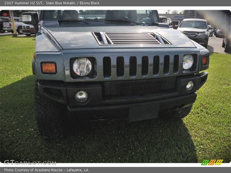 Slate Blue Metallic / Ebony Black 2007 Hummer H2 SUT