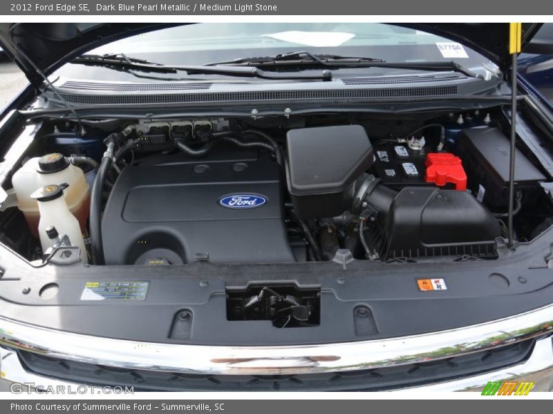 Dark Blue Pearl Metallic / Medium Light Stone 2012 Ford Edge SE