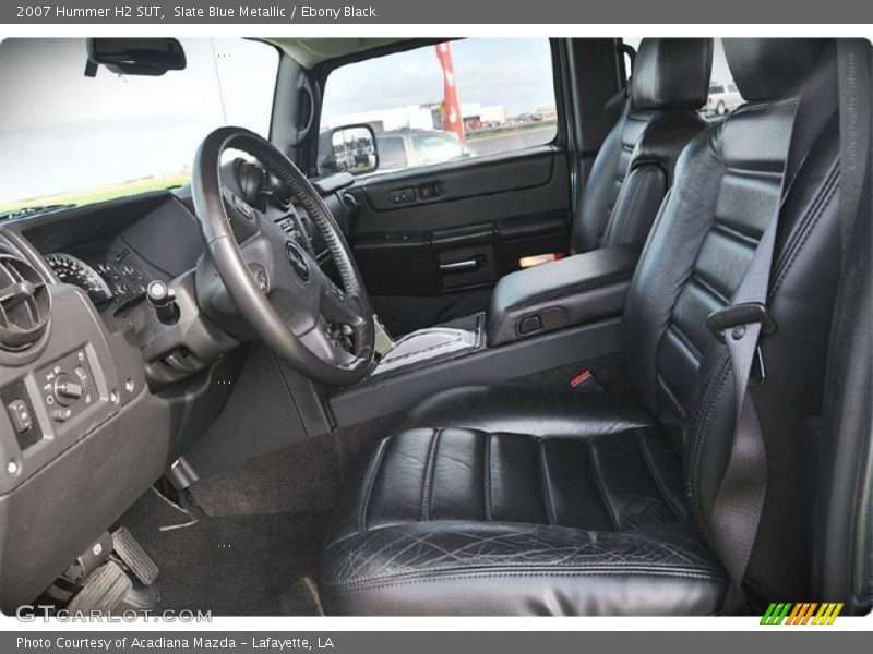 Slate Blue Metallic / Ebony Black 2007 Hummer H2 SUT