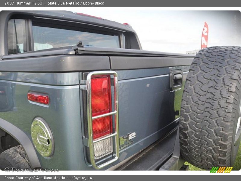 Slate Blue Metallic / Ebony Black 2007 Hummer H2 SUT