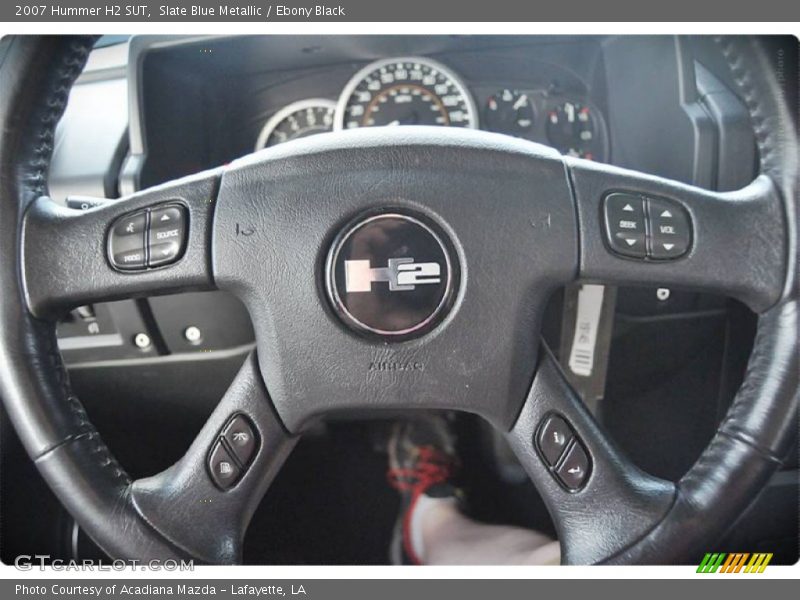 Slate Blue Metallic / Ebony Black 2007 Hummer H2 SUT