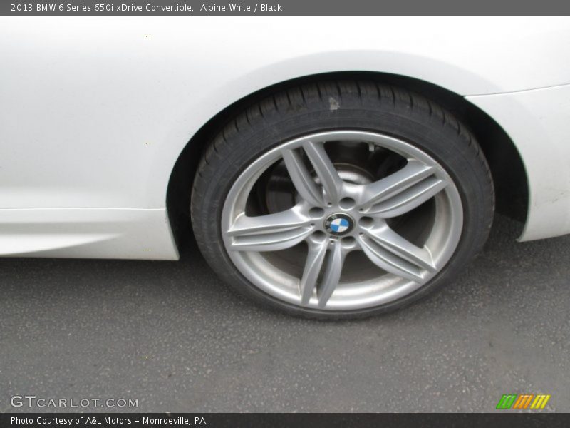 Alpine White / Black 2013 BMW 6 Series 650i xDrive Convertible