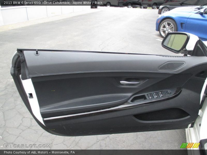Alpine White / Black 2013 BMW 6 Series 650i xDrive Convertible