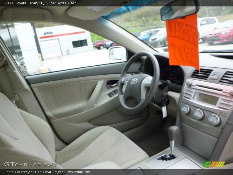Super White / Ash 2011 Toyota Camry LE