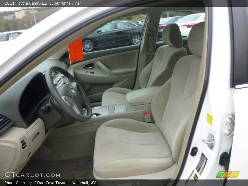 Super White / Ash 2011 Toyota Camry LE