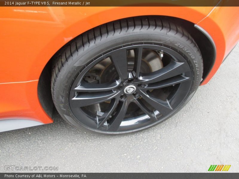 Firesand Metallic / Jet 2014 Jaguar F-TYPE V8 S