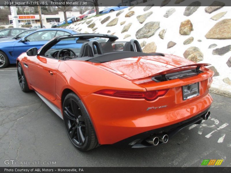 Firesand Metallic / Jet 2014 Jaguar F-TYPE V8 S
