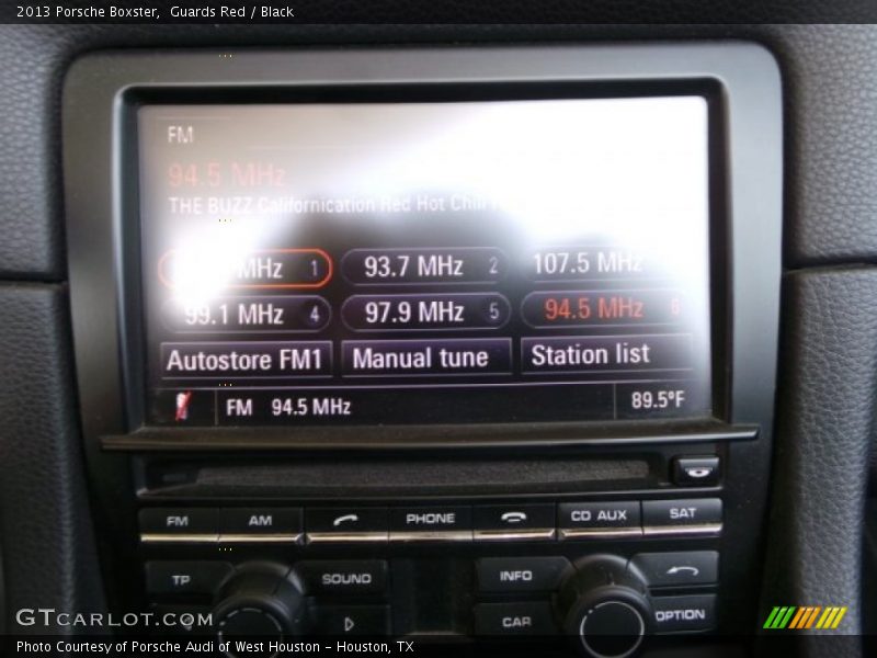 Guards Red / Black 2013 Porsche Boxster