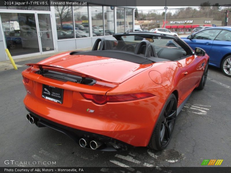 Firesand Metallic / Jet 2014 Jaguar F-TYPE V8 S