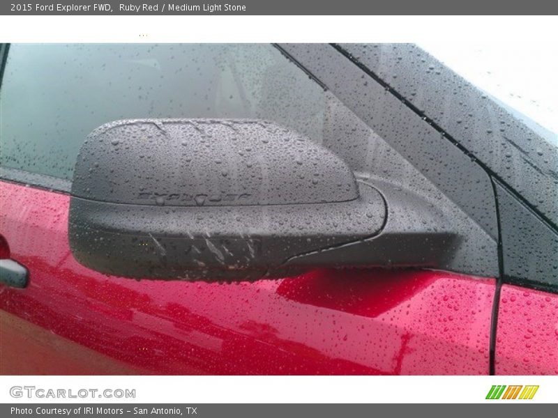 Ruby Red / Medium Light Stone 2015 Ford Explorer FWD