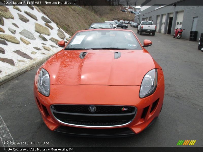 Firesand Metallic / Jet 2014 Jaguar F-TYPE V8 S