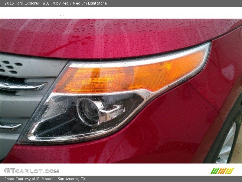Ruby Red / Medium Light Stone 2015 Ford Explorer FWD