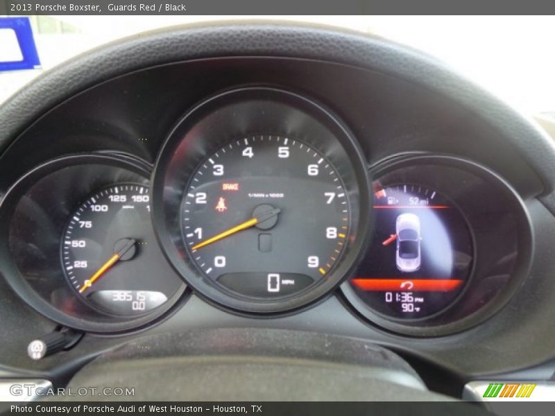 Guards Red / Black 2013 Porsche Boxster