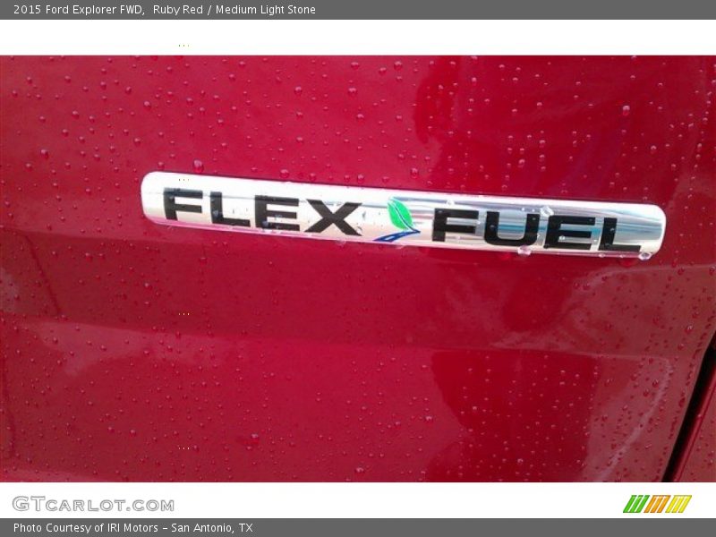 Ruby Red / Medium Light Stone 2015 Ford Explorer FWD