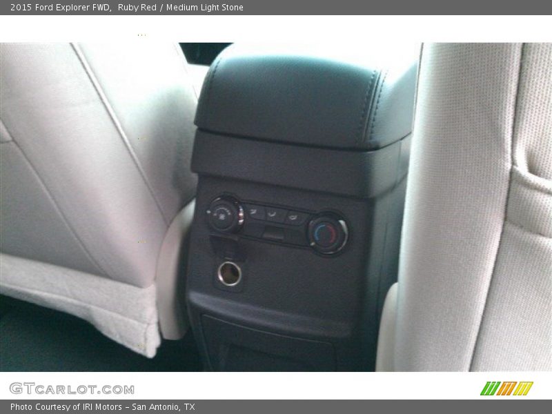 Ruby Red / Medium Light Stone 2015 Ford Explorer FWD