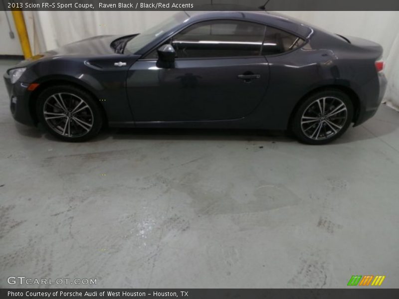 Raven Black / Black/Red Accents 2013 Scion FR-S Sport Coupe