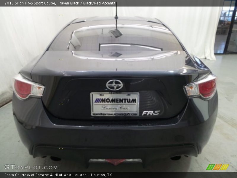 Raven Black / Black/Red Accents 2013 Scion FR-S Sport Coupe