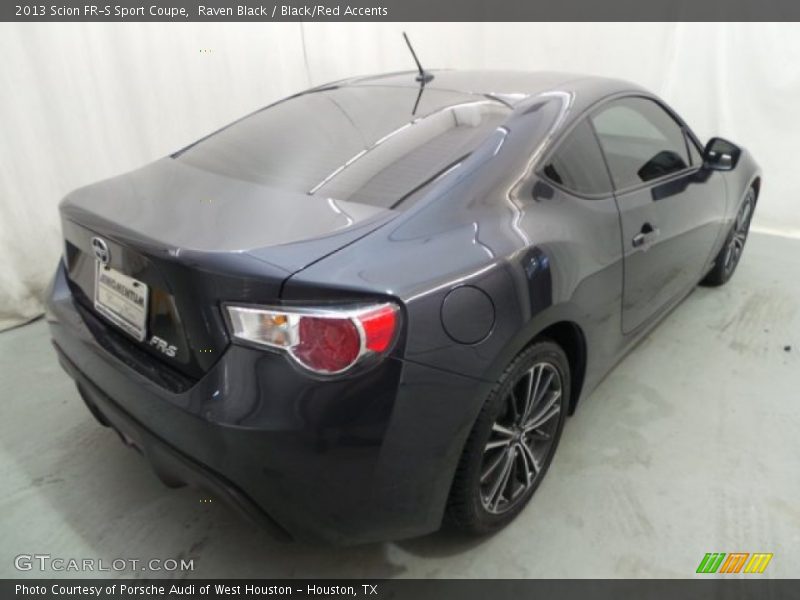 Raven Black / Black/Red Accents 2013 Scion FR-S Sport Coupe