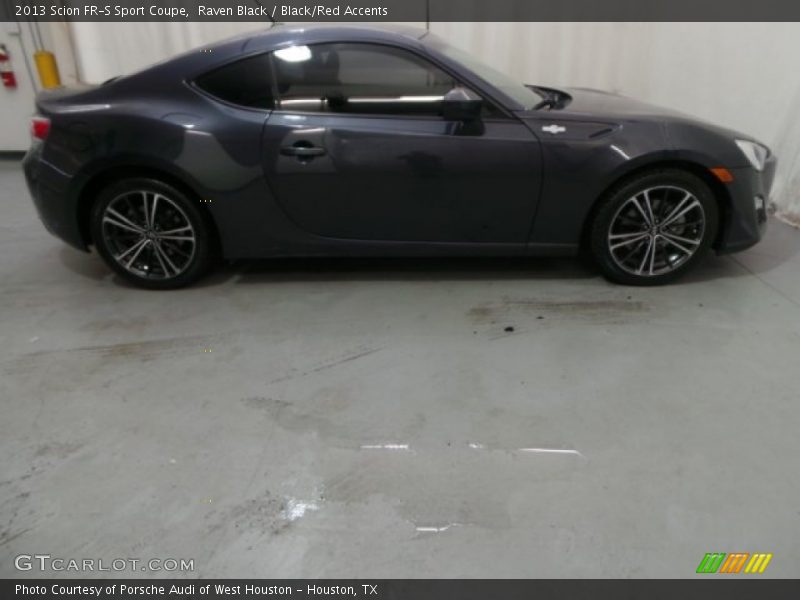 Raven Black / Black/Red Accents 2013 Scion FR-S Sport Coupe