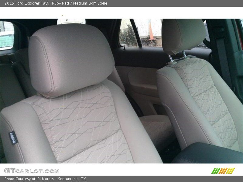 Ruby Red / Medium Light Stone 2015 Ford Explorer FWD