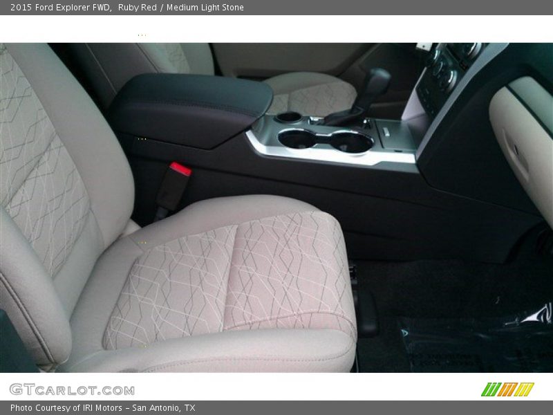 Ruby Red / Medium Light Stone 2015 Ford Explorer FWD