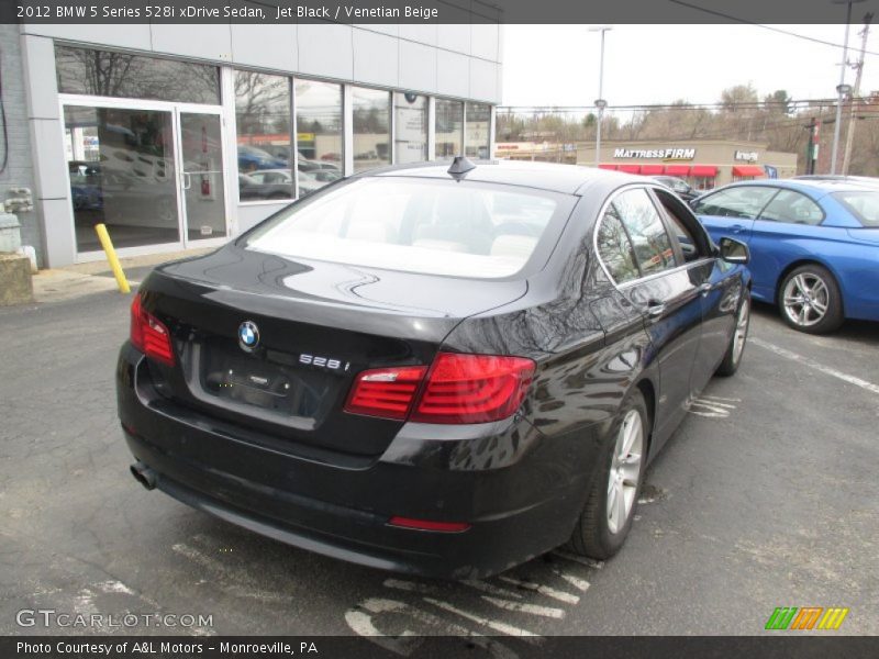 Jet Black / Venetian Beige 2012 BMW 5 Series 528i xDrive Sedan