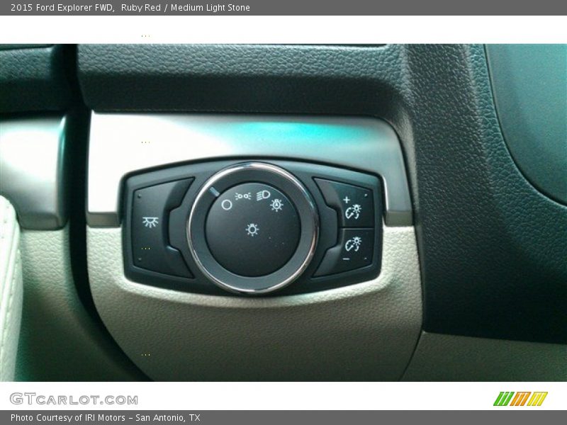 Ruby Red / Medium Light Stone 2015 Ford Explorer FWD