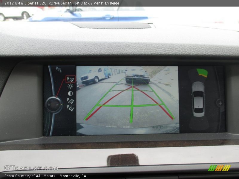 Jet Black / Venetian Beige 2012 BMW 5 Series 528i xDrive Sedan