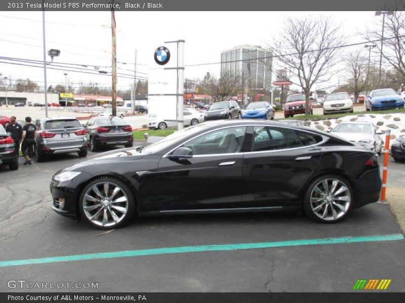  2013 Model S P85 Performance Black