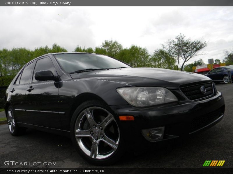 Black Onyx / Ivory 2004 Lexus IS 300