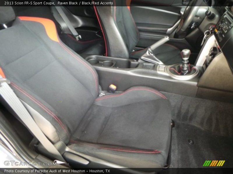 Raven Black / Black/Red Accents 2013 Scion FR-S Sport Coupe