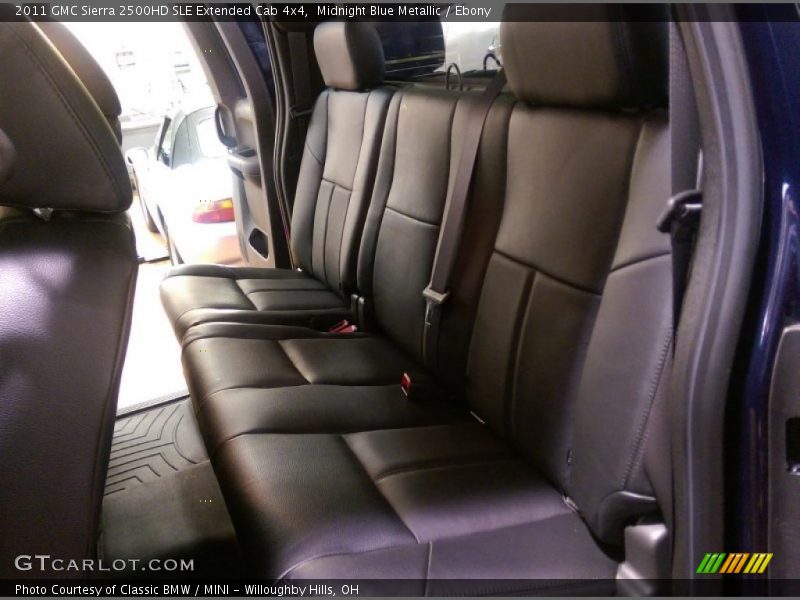 Midnight Blue Metallic / Ebony 2011 GMC Sierra 2500HD SLE Extended Cab 4x4