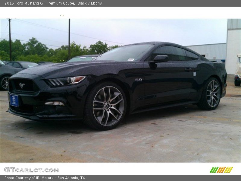 Black / Ebony 2015 Ford Mustang GT Premium Coupe