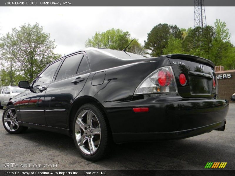 Black Onyx / Ivory 2004 Lexus IS 300