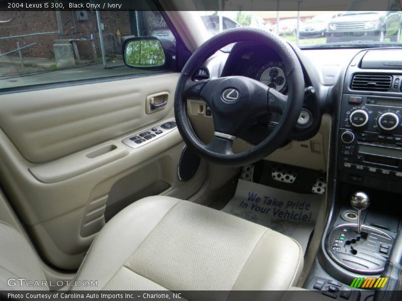 Black Onyx / Ivory 2004 Lexus IS 300