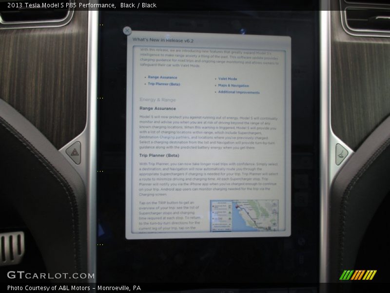 Black / Black 2013 Tesla Model S P85 Performance