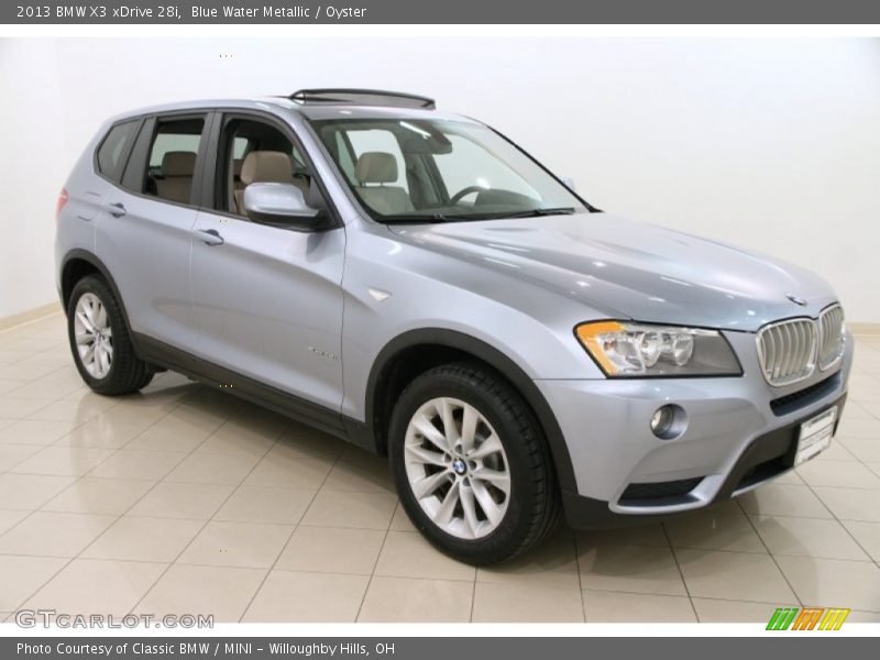 Blue Water Metallic / Oyster 2013 BMW X3 xDrive 28i