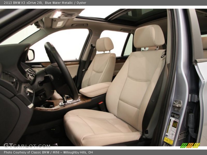 Blue Water Metallic / Oyster 2013 BMW X3 xDrive 28i